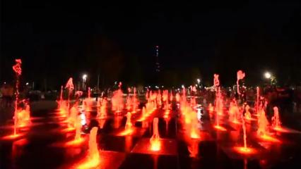 В парке  «СемьЯ» тестируют светомузыкальный фонтан