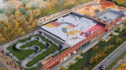 В Нижнекамске приступили к строительству экстрим-парка на «Солнечной поляне» - НТР 24