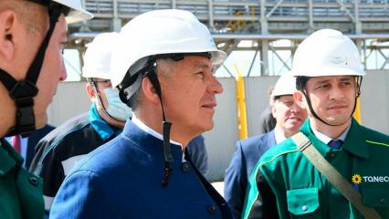 Президент Татарстана принял участие в запуске трёх установок на «ТАНЕКО» в Нижнекамске