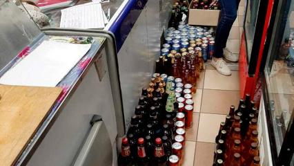 В селе Нижнекамского района сотрудники госалкогольинспекции изъяли более 200 л нелегального пива