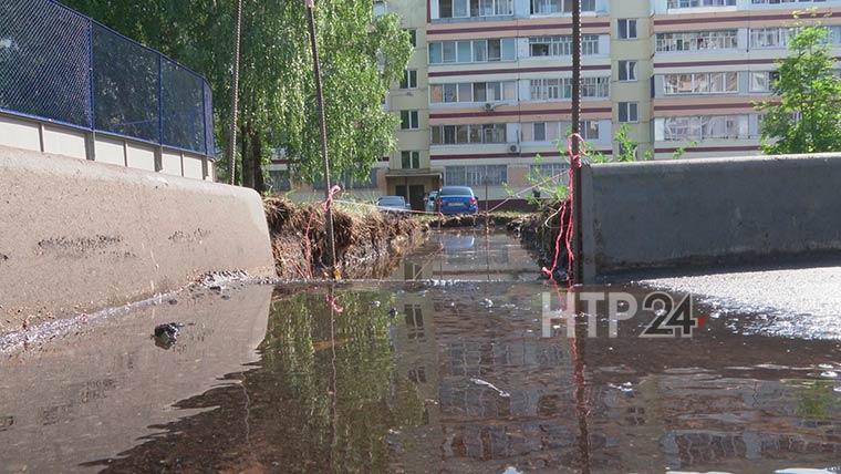 В Нижнекамске после 15-минутного дождя случился потоп