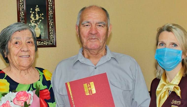 В Нижнекамске чета первостроителей города отметила 60-летний юбилей супружеской жизни