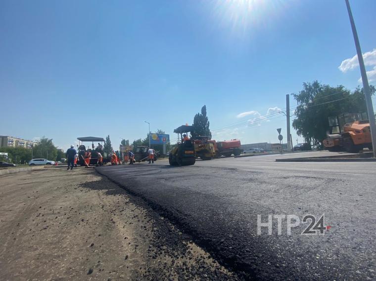 В Нижнекамске закончился ремонт дороги у автовокзала, где провалился асфальт