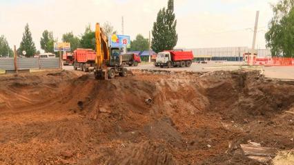 Опубликована схема объезда ямы около автовокзала в Нижнекамске - НТР 24