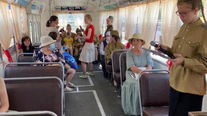 В Нижнекамском Трамвае Памяти воссоздали эпоху военного времени - НТР 24