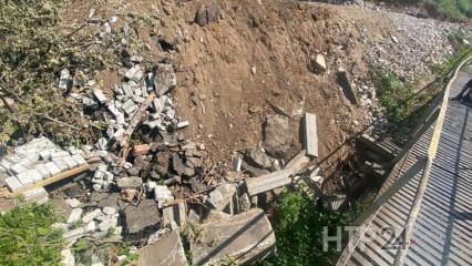 Под Нижнекамском из мусора строится дорога через реку, о которой никто не знает - НТР 24