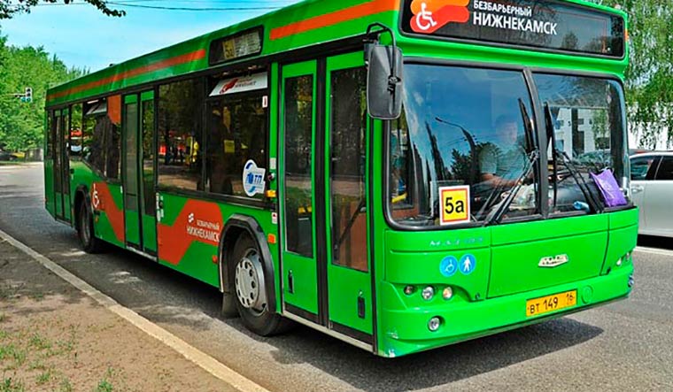В Нижнекамске снова вышел в рейсы популярный автобусный маршрут