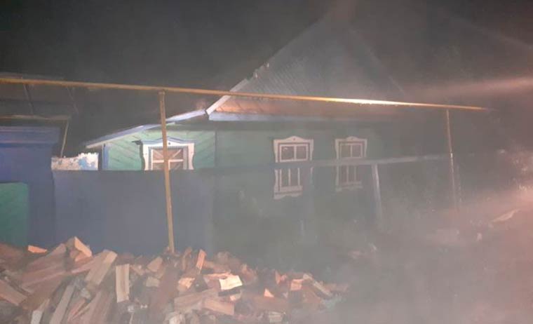 При пожаре в Татарстане погибло два человека
