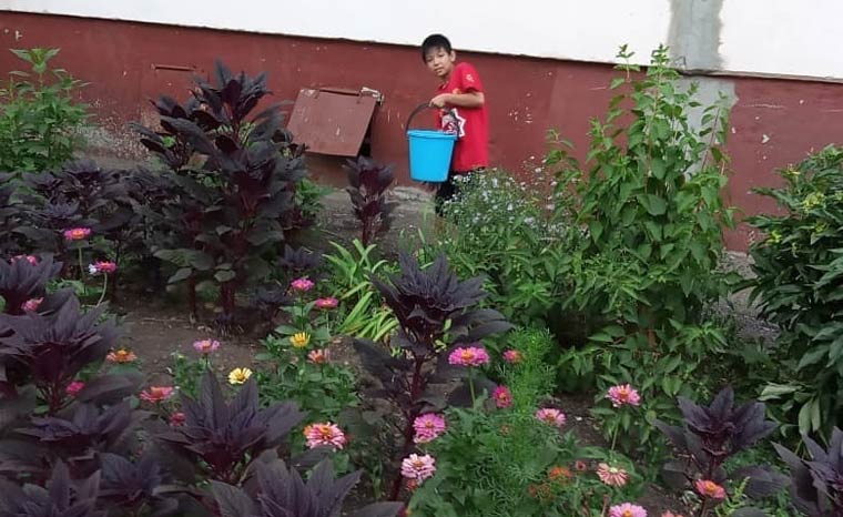 Юные жители Нижнекамска присоединились к флешмобу по спасению цветов