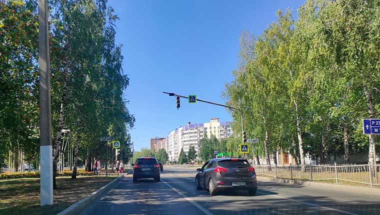 В центре Нижнекамска второй день не работают светофоры