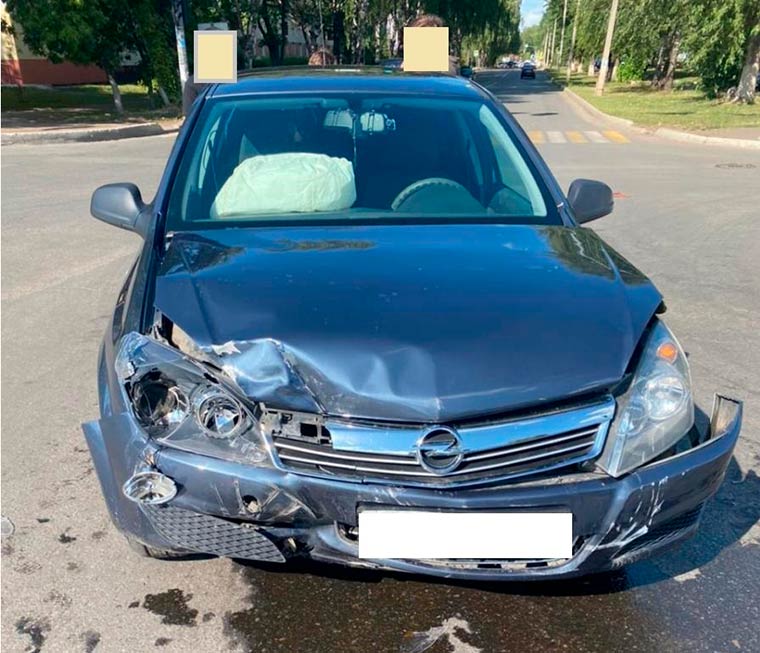 Повреждения, которые получил автомобиль «Opel Astra»
