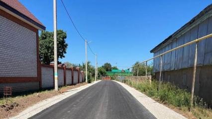 В селе под Нижнекамском отремонтировали участки на двух дорогах - НТР 24