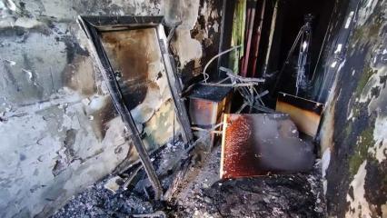 Из горящего общежития в Нижнекамске пожарные спасли трёх человек