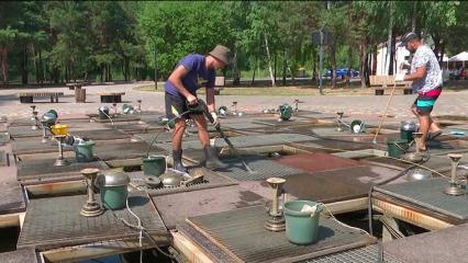 Жителям Нижнекамска объяснили, с чем связано отключение фонтанов в парке «СемьЯ» - НТР 24