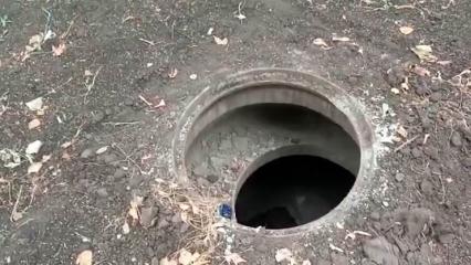 В Нижнекамске сняли на видео колодец, в который можно упасть - НТР 24