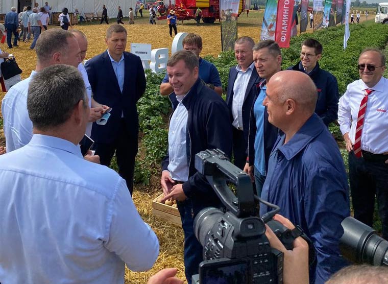 Делегация Татарстана посетила День картофельного поля