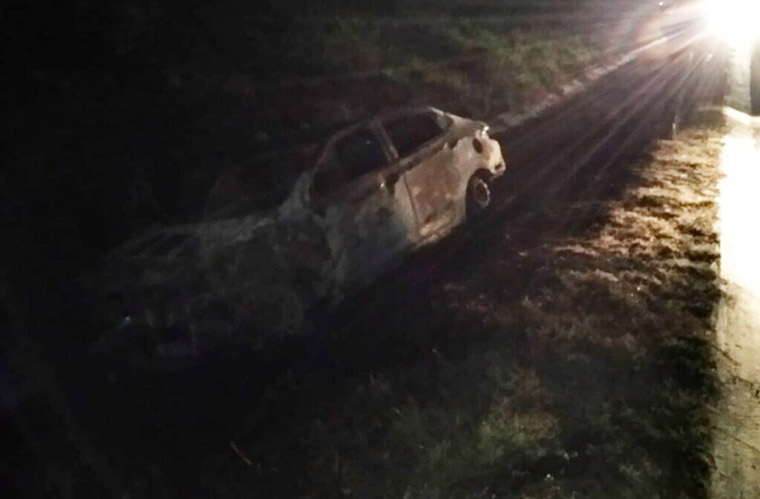 На трассе в Татарстане иномарка вылетела в кювет и сгорела дотла