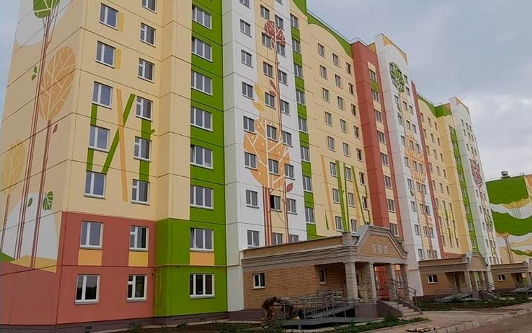 В Нижнекамске почти готов к заселению новый дом, построенный по социальной ипотеке