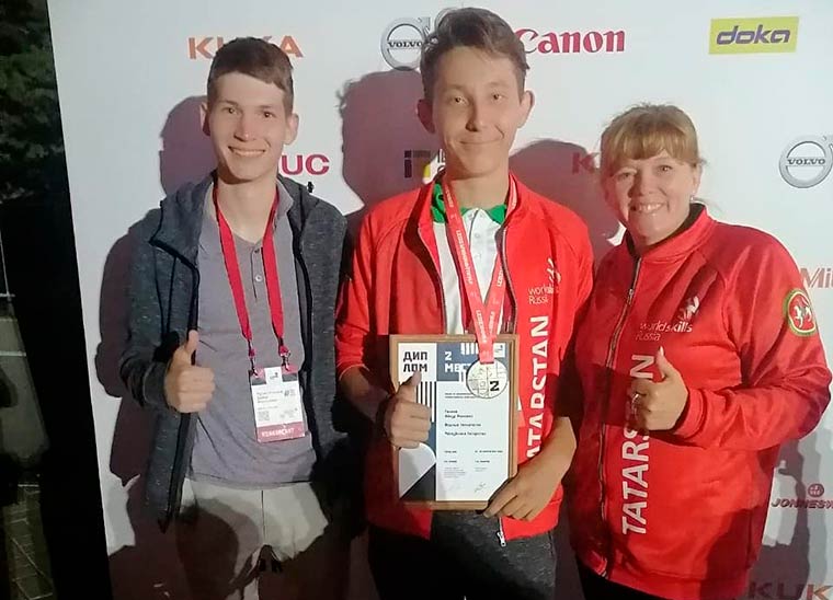Две медали завоевали студенты из Нижнекамска на чемпионате «Молодые профессионалы»