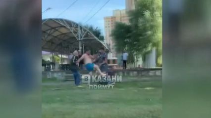 Жители Татарстана начали драку из-за арбузов