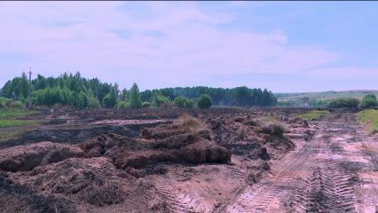 Около села под Нижнекамском произошло возгорание
