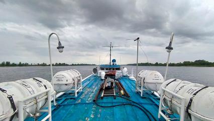 Курсировавший через Нижнекамск речной трамвайчик приостановил рейсы - НТР 24