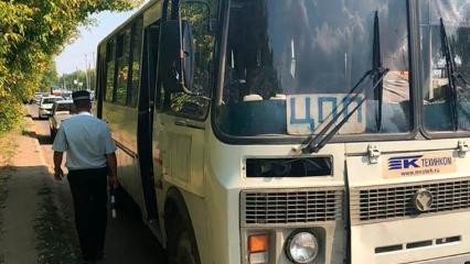 В Нижнекамске госавтоинспекция выявила около двух десятков неисправных автобусов