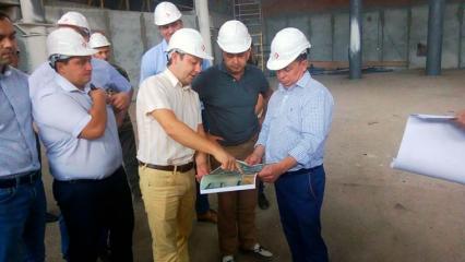 Айдару Метшину показали, как строятся термы в Нижнекамске с элементами аквапарка - НТР 24