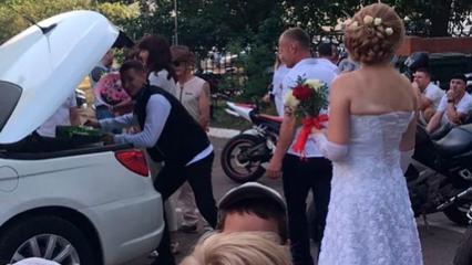 В Нижнекамске сыграли «байкерскую» свадьбу - НТР 24