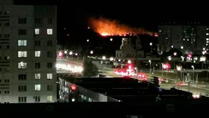В Нижнекамске загорелось поле на улице Гайнуллина - НТР 24
