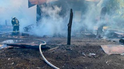 Татарстанка пострадала при пожаре в частном доме