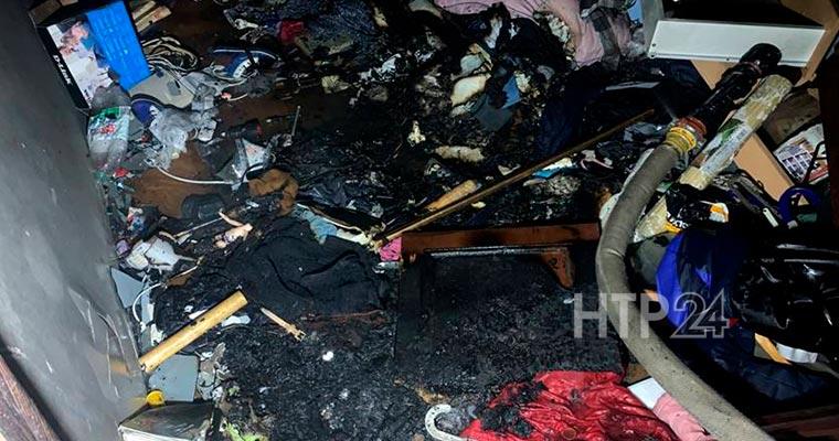 В Татарстане при пожаре в квартире погиб мужчина