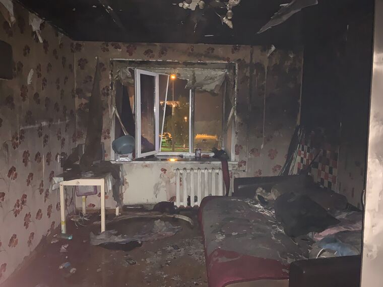 В Татарстане из-за загоревшейся мебели пришлось эвакуировать детей