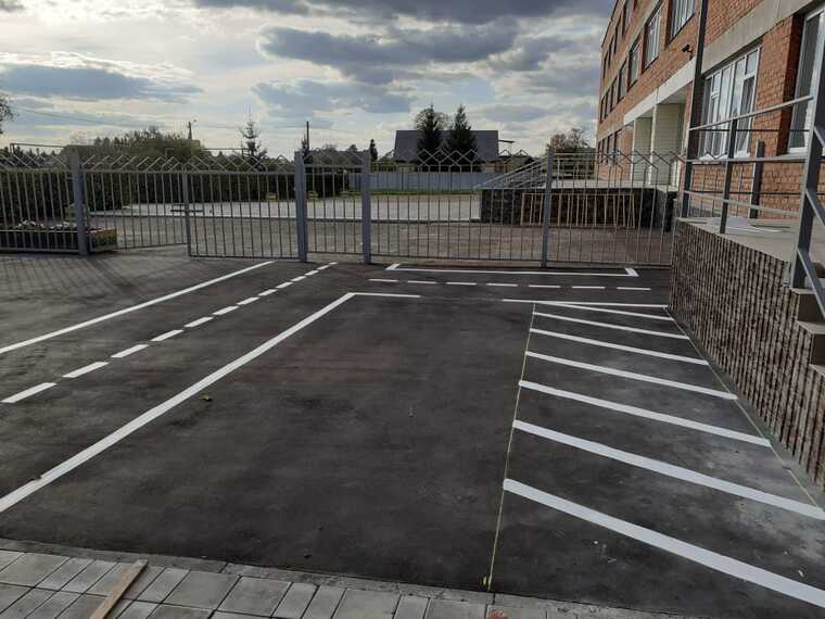 Парковка на площадке ПДД