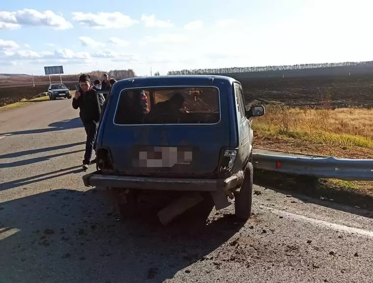 Женщина с ребенком пострадали в ДТП на трассе в Татарстане