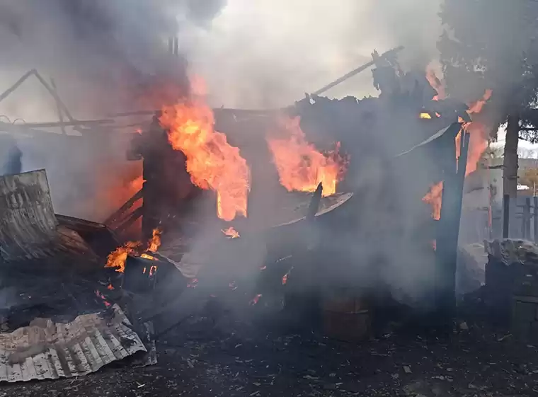 В одном из сёл Татарстана сгорел частный дом, хозяин погиб