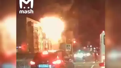 Момент взрыва дома в Набережных Челнах попал на видеорегистратор
