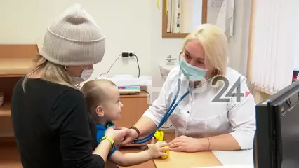 В Нижнекамске увеличилось количество пациентов в детских поликлиниках