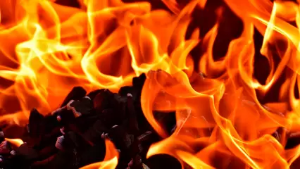 В Татарстане полицейским сообщили о неадеквате, но приехав на вызов они обнаружили горящий домик - НТР 24