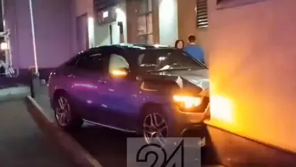 В Татарстане немецкая иномарка дважды совершила столкновение - НТР 24