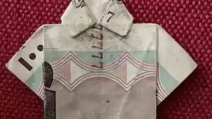 Житель Челнов продает «заряженную» на удачу «рубашку» из купюры за миллион рублей