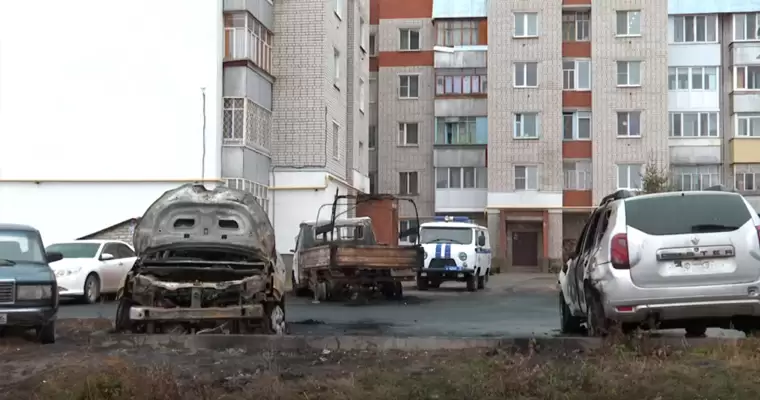 Появились подробности инцидента с массовым поджогом автомобилей в Зеленодольске