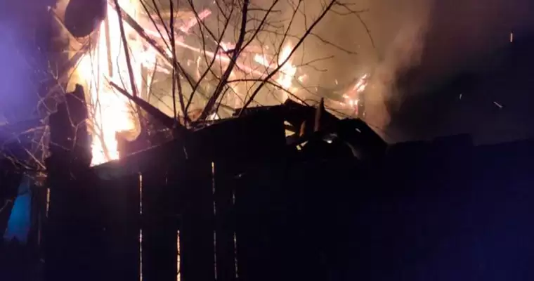 В Татарстане из-за неосторожности сгорел дом
