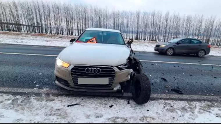 «Audi A6» после аварии