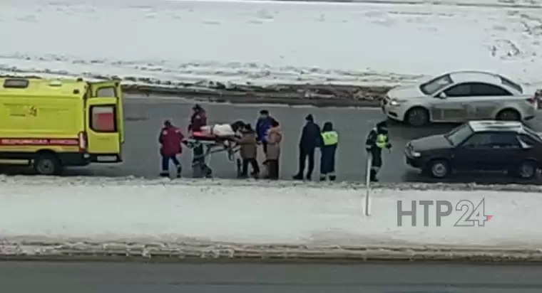 В Нижнекамске напротив парка «СемьЯ» сбили пешехода