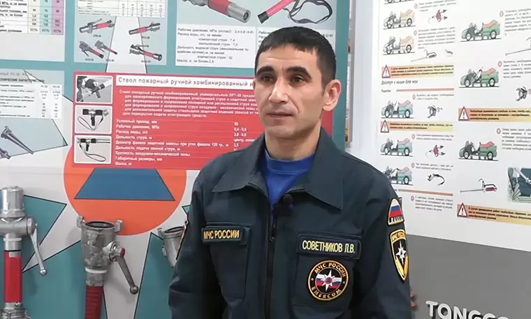 Нижнекамский пожарный в третий раз признан лучшим работником договорных подразделений России