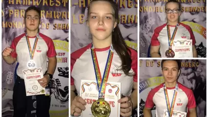 Представители Нижнекамска завоевали две победы на мировом первенстве по армрестлингу