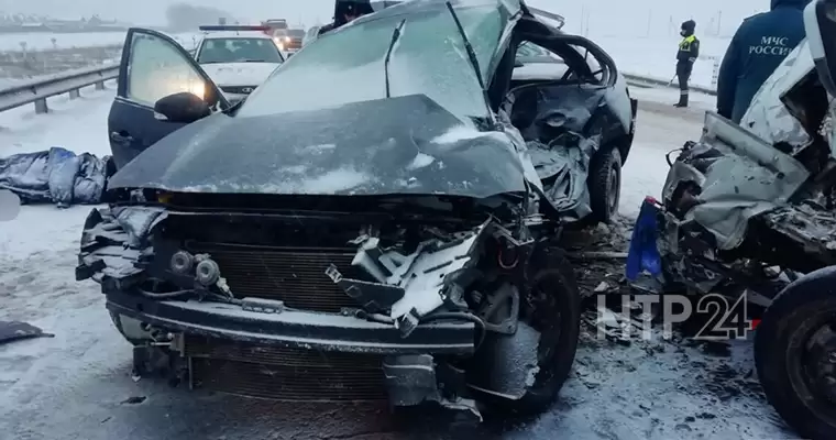 В Татарстане произошло смертельное лобовое столкновение с грузовиком