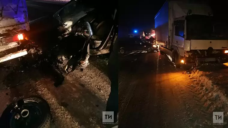 В Татарстане автолюбитель влетел под тягач, пытаясь развернуться на трассе М7