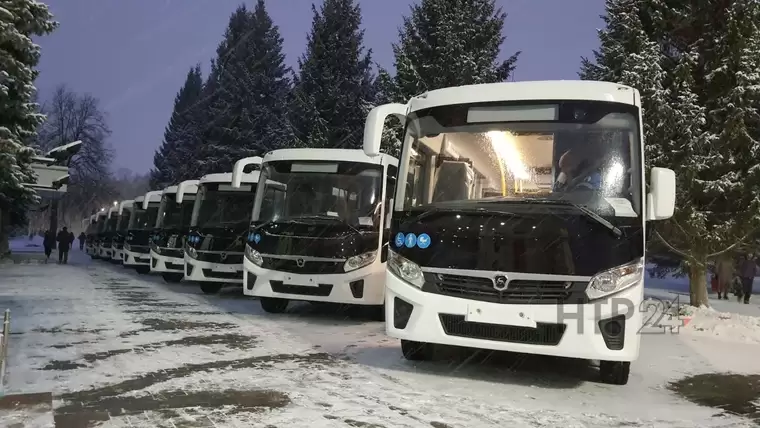 В Нижнекамск прибыла первая партия новых автобусов